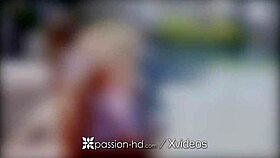 Passion-hd stars enjoy big dick deep throat fun in sunny outdoor scenes.