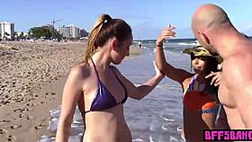 tattooed bisexual teen bffs suck and ride monster cock