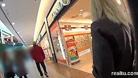 Charming Czech Nympho Seduced in Mall and Pounded Hard in POV