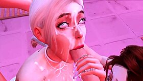 i watched my stepmom and stepdaughter in a wild gangbang with futanari mistresses