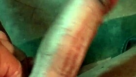 look at this huge monster cock solo masturbation