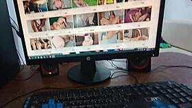 Home Sex With Perverted Colombian Stepsister Stroking My Big Cock!