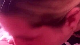 Enjoying a delicious treat with lots of saliva and milk in the mouth