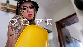 Blonde Deepthroats And Gets Facial Cumshot Live