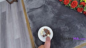 Hey, stepson, I know you came on the chocolates, now what do we do about it? Tell me!