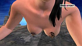 Animated cartoon porn of indian bhabhi in sexy positions then masturbating with candle