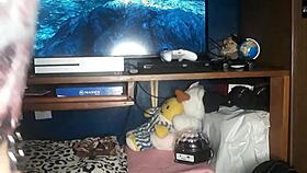 he bent me over for doggy fucking and creampied fast