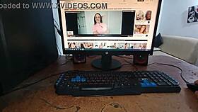 Home Sex With Perverted Colombian Stepsister Stroking My Big Cock!