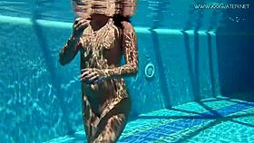 Jessica admires the producer with her charming look