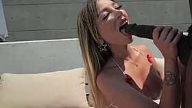 Kitty Veve experiences her first big black cock with Jax Slayher's massive 30cm dick