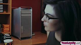 Geek Babe Jenna Reid Boldly Rides Monster Cock With Handjob And Deepthroat