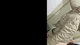 Argentine girlfriend begs me to fuck her by the elevator in Medellin