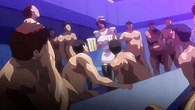 Episode 2-4: Prison Battleship Delivers Rough BDSM Creampie in Group Action.