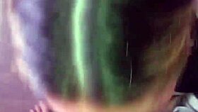 Enjoying a delicious treat with lots of saliva and milk in the mouth