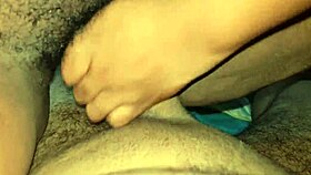 Rubbing my friend's dick with my clit?