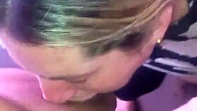 Enjoying a delicious treat with lots of saliva and milk in the mouth