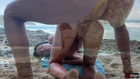 Stuck With Stranger On Desert Island Fucking For Creampie!