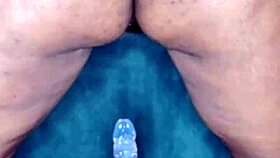 Naejae rides her toy with cowgirl pussy pounding and squirting cumshot close up