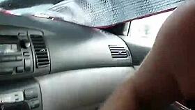 Samantha sucks cock in public outdoor.