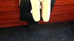 oh wow, licking that shaved blonde pussy so deep!