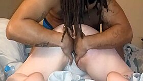 i feel the big cock stretching my fat ass in hardcore session