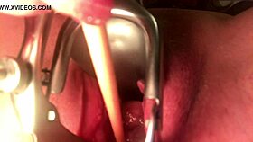 Cervix Stretched And Sounded With Intense Insertion