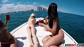 Sexy Teen Hoes On Boats Get Bisexual With Best Friends And Big Cocks In Hardcore Pov Action