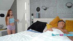 i accidently groped my stepsis's small tits in bed