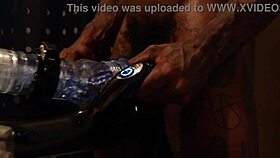 Hallelujah Johnson Rocks Universal Launch and Fleshlight in Wild Solo Action!