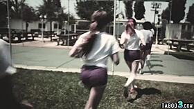 Hey, watch this teen seduce and bang her old teacher