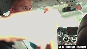 Uber driver gives gay customer a wild anal ride