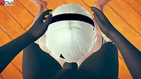 The hentai girl moans, 'fuck my big ass in missionary with monster cock'