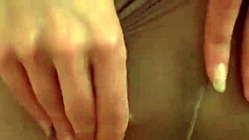 Indian girl slips into new stockings, teasingly?