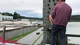 Intense Outdoor Sex With Tattooed Brunette In Doggystyle Passion