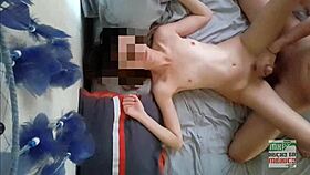 Skinny Mexican teen Sophie says put it in her tight ass?