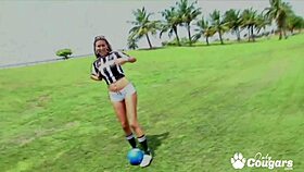 Is Gigi Sweet's soccer babe ass too tempting to resist bouncing on that hard dick?