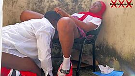 omg big cock senior prefect fucks petite classmate at principals window