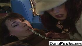 Dana Dearmonds lesbian fun with brunette babe