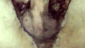 Close-up view of intimate encounter in park leading to climax