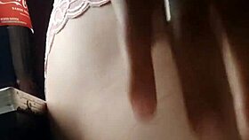 Guy enjoys morning play with his favorite dildo