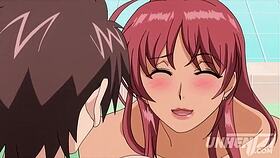 Hey stepson, wanna play with my huge breasts in uncensored hentai?