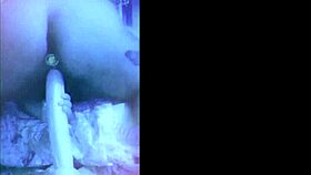 Juicy pussy grips big plastic cock