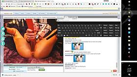 Can she handle the huge dildo while her tits bounce wildly?