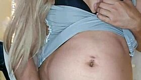 touching myself with this hot trans babe feels so good