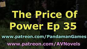 the price of power episode 35 with a brunette in a game