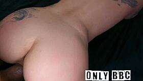 euro babe sabiien demonia enjoys sucking and fucking big black cocks