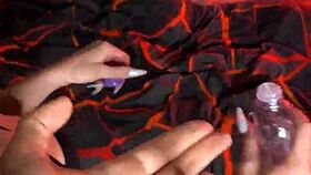 Intriguing Contrast: Sexy Stockings Hide Intense Sucking, Fingering, And Real Sex Scenes