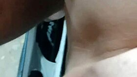 Dion and Polly tease with tight pussy and milf cock play