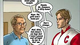 Two hot blondes star in this cartoon comix adventure