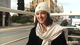 lena, that naughty young brunette, craves more anal fun in lingerie